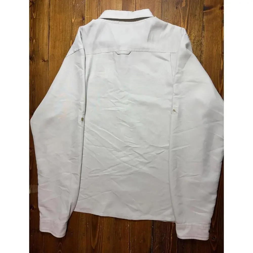 The North Face‎ Shirt Mens Large Tan Modal Blend Button Down Casual